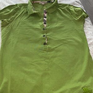 COPY - Green Burberry polo shirt